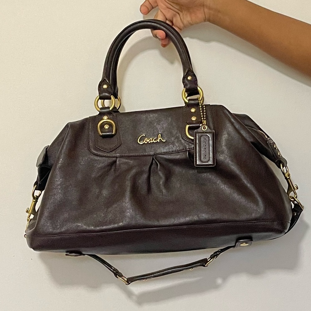 Large Ashley Leather Satchel
